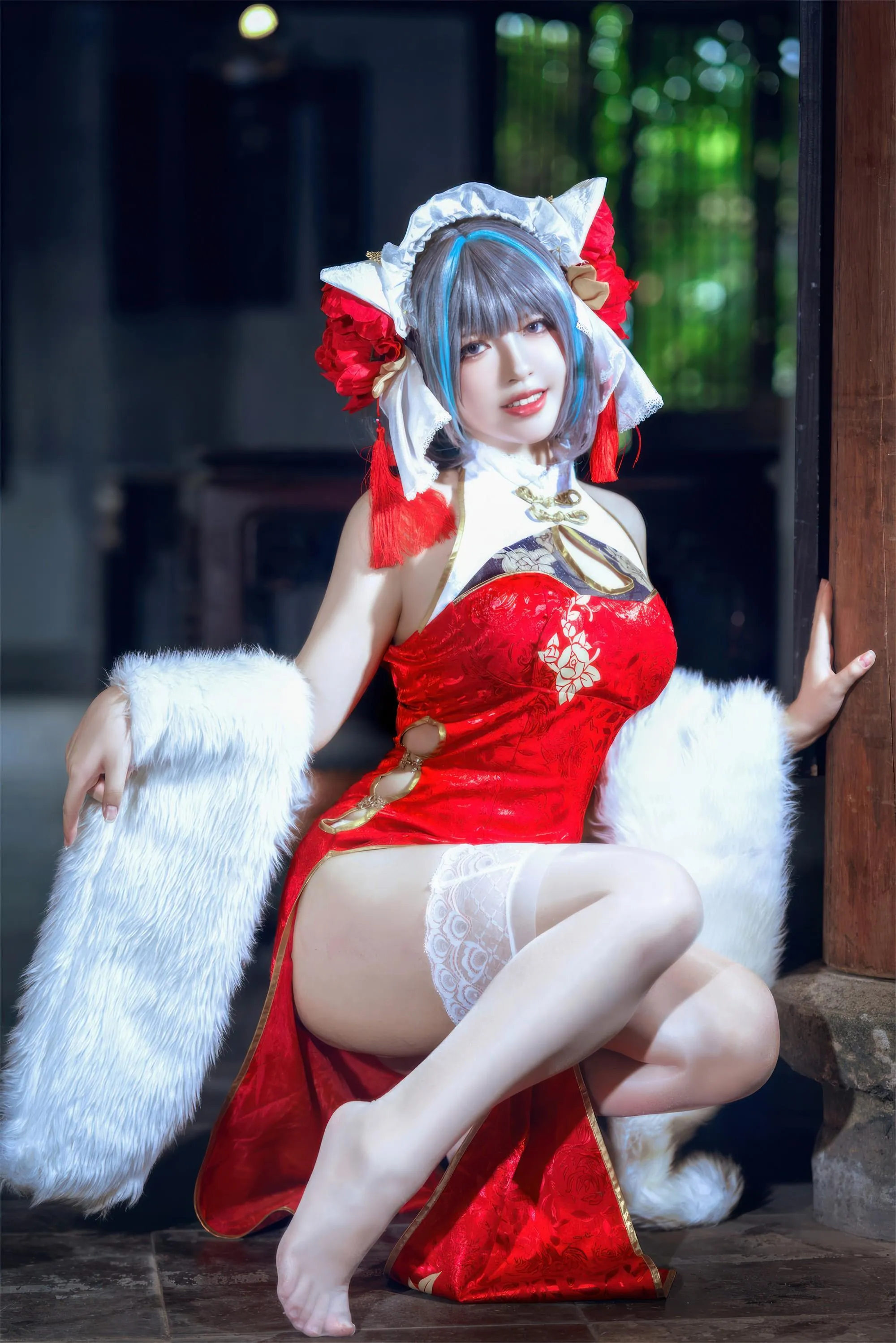 BANBANKO 半半子 – NO.72  柴郡中华娘旗袍 [45P]插图